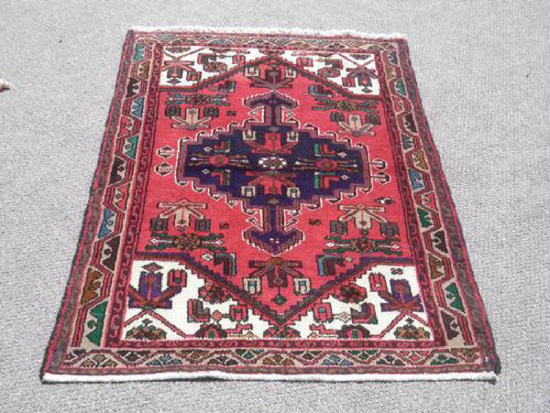 NICELY CONTRASTED HANDMADE PERSIAN HAMADAN (1 of 5)