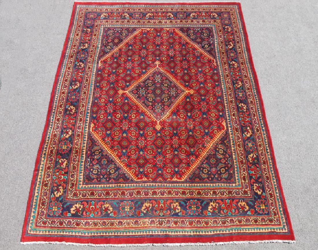 Simply Gorgeous Semi Antique Persian Hosseinabad Rug (1 of 5)