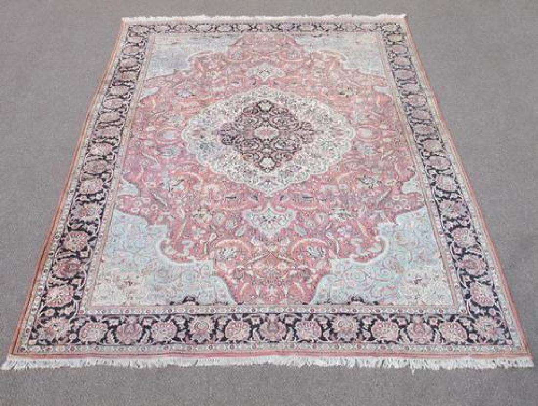 Investment Semi Antique Quality Art Silk Persian Qum (1 of 5)