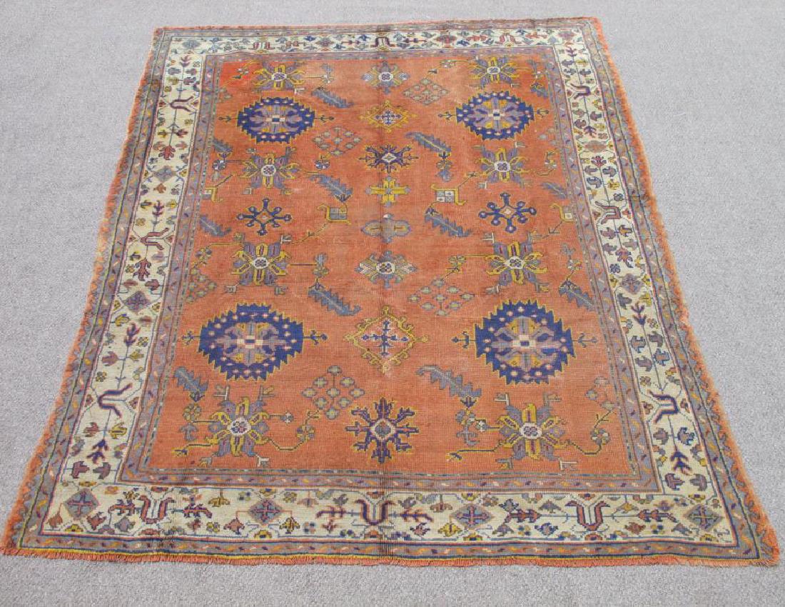 Magnificent Antique Circa 1900 Wool on Wool Turkish (1 of 6)