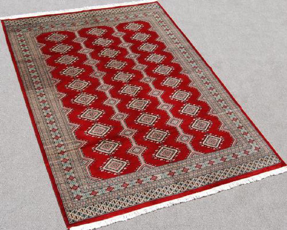 SUPER QUALITY HAND MADE FINE BOKHARA RUG (1 of 6)