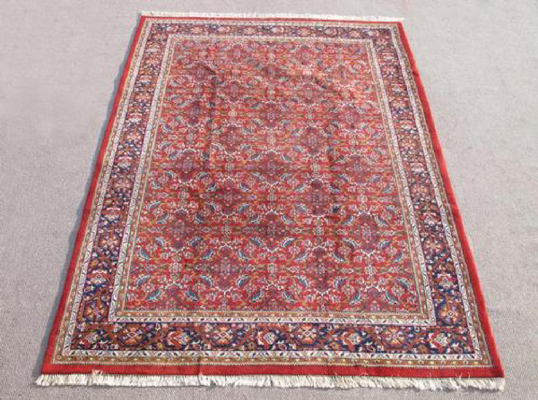 Simply Beautiful Allover Floral Mahal Design Indo Rug (1 of 5)