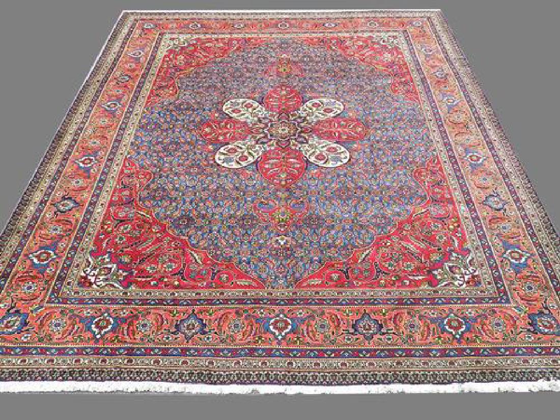 Delightful and Intricate Hand woven Persian Tabriz Rug (1 of 6)