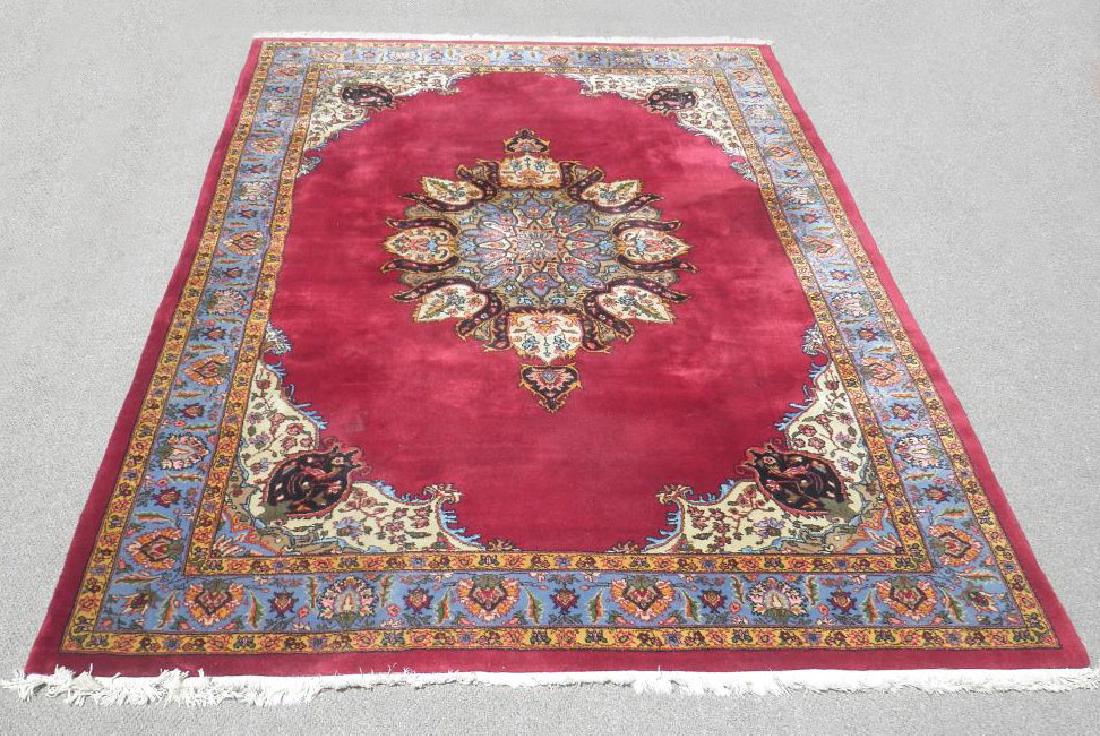 Beautiful Semi Antique Open Field Persian Sarouk Design (1 of 5)