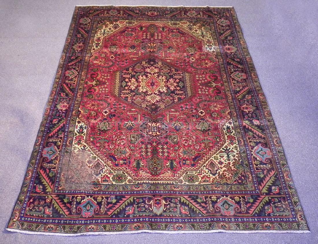 Handmade Semi Antique Persian Tabriz 6.8x9.7 (1 of 7)