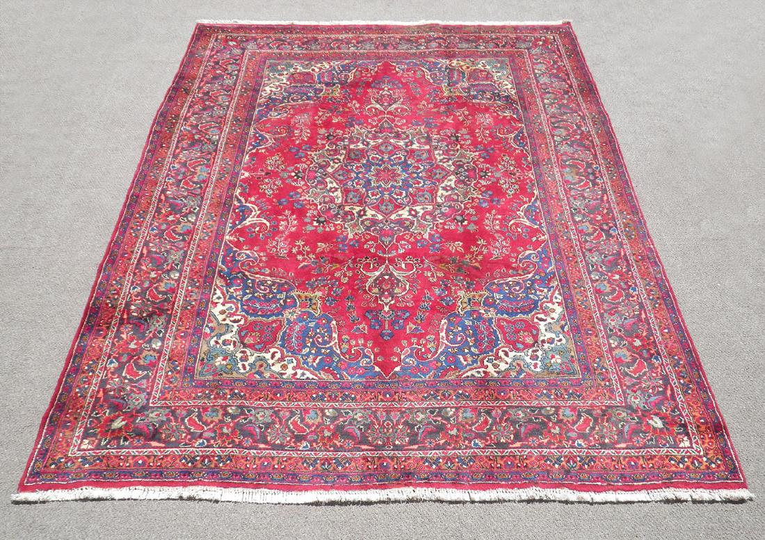 Hand Woven Semi Antique Persian Tabriz 12.7x9.6 (1 of 10)