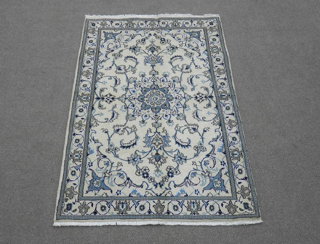 Handmade Wool/Silk Persian Nain 7.0x5.0 (1 of 6)