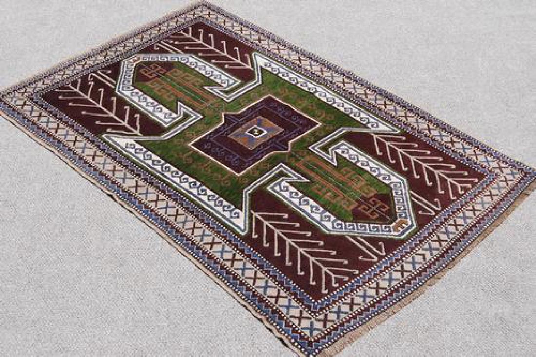 Handwoven Semi Antique Turkish 4.10x7.3 (1 of 5)