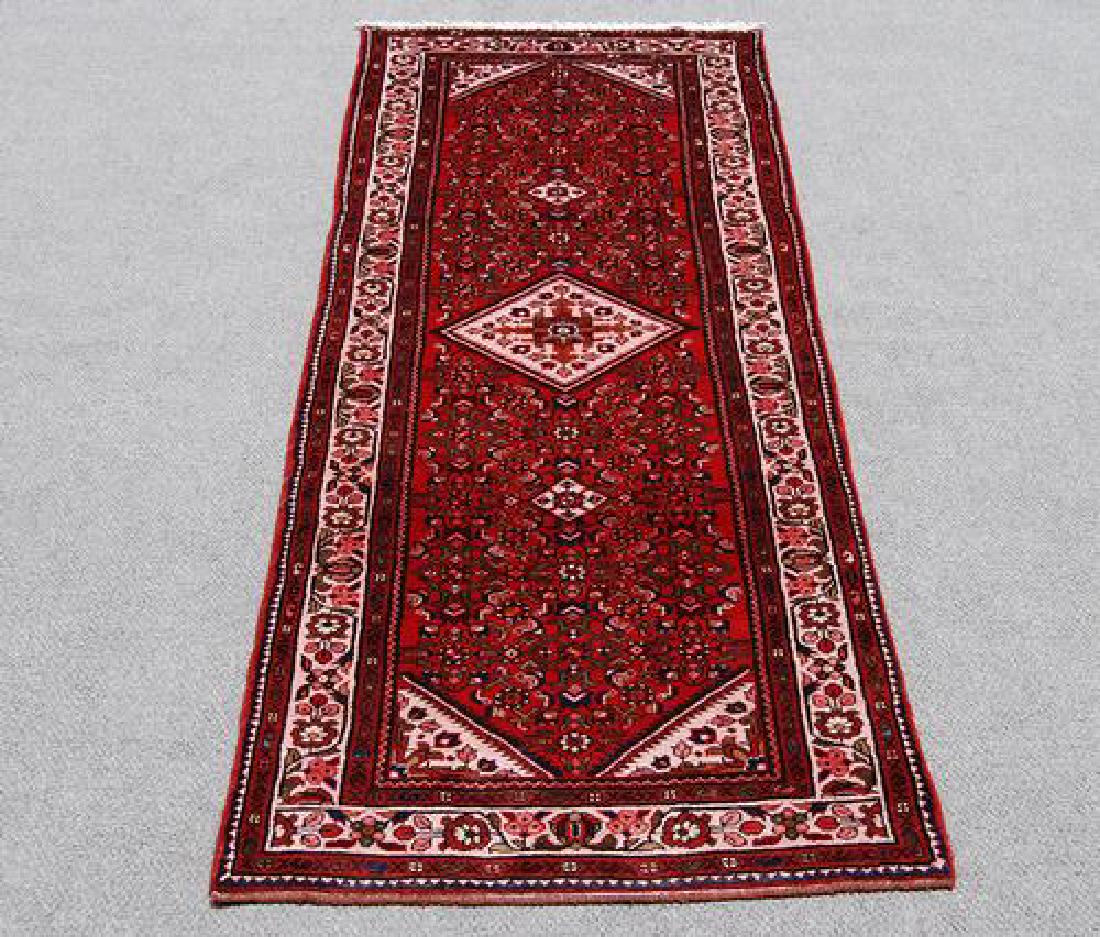 Persian Geometric Malayer Runner 3.7x10.4 (1 of 4)