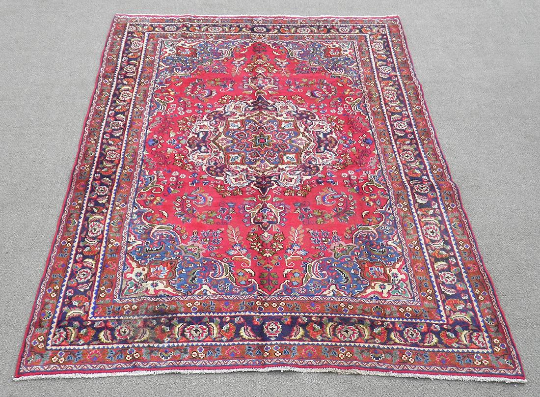 Detailed Semi Antique Persian Tabriz 10.2x7.7 (1 of 8)