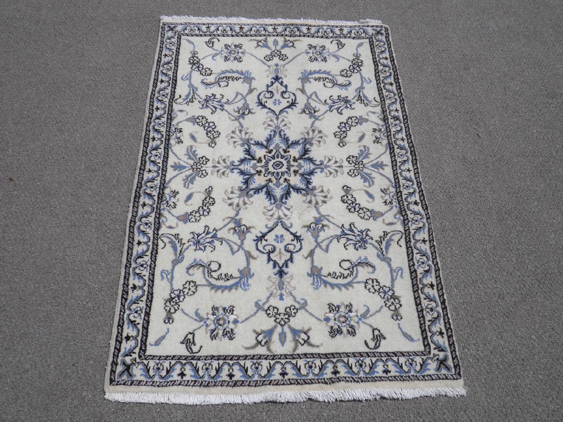 Gorgeous Handmade Wool/Silk Persian Nain 4.9x2.11 (1 of 5)
