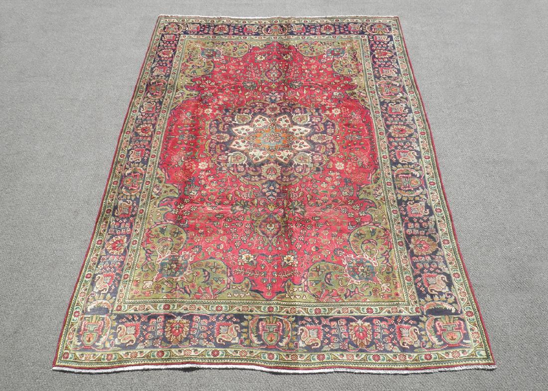 Strikingly Beautiful Semi Antique Persian Tabriz (1 of 7)