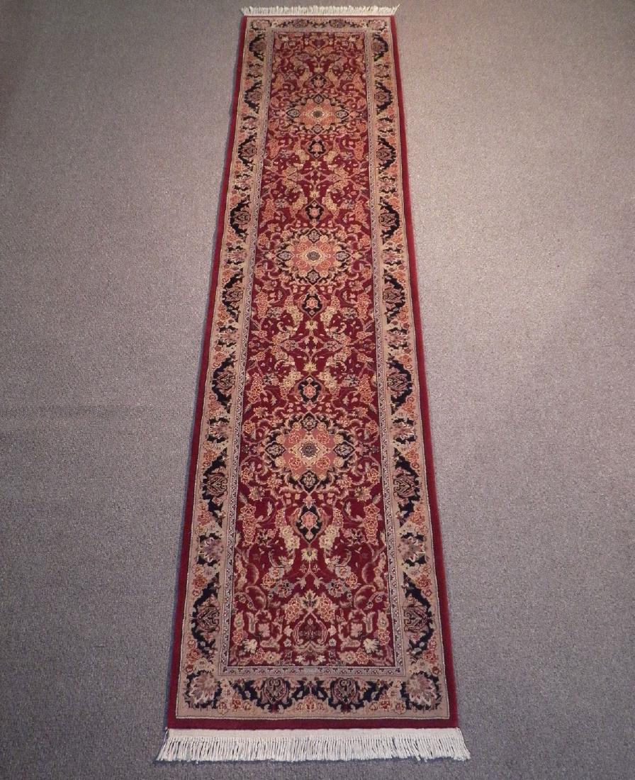Attractive Wool/Silk Kashan Design Runner 2.3x10 (1 of 6)