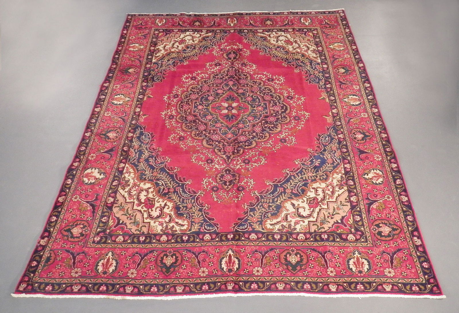 Semi Antique Persian Tabriz 9.6x13.3 (1 of 5)