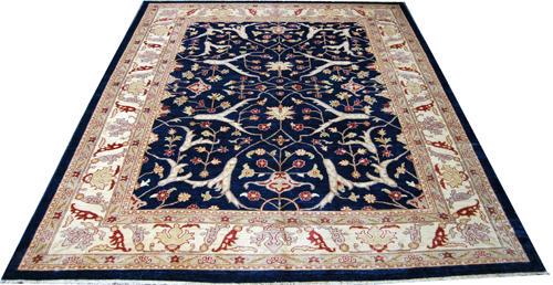 Gorgeously Contrasted Afghan Zigler Rug (1 of 4)