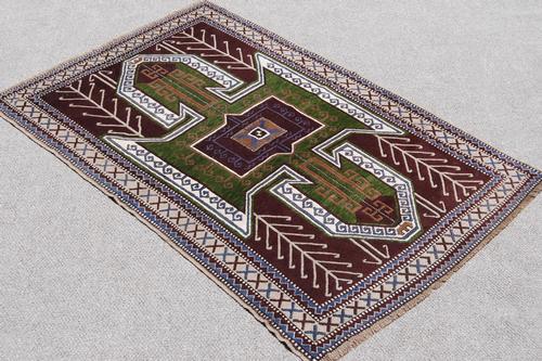 Handwoven Semi Antique Turkish 4.10x7.3 (1 of 5)