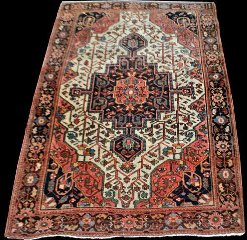 Very Rare Collectible Antique Sarouk Farahan 4.10x3.5 (1 of 6)