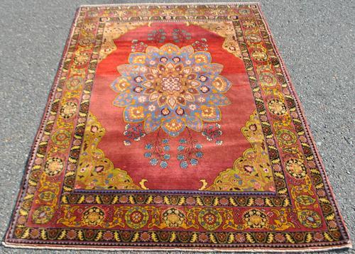 Rare Beautiful Antique Persian Tehran 7.0x4.10 (1 of 4)