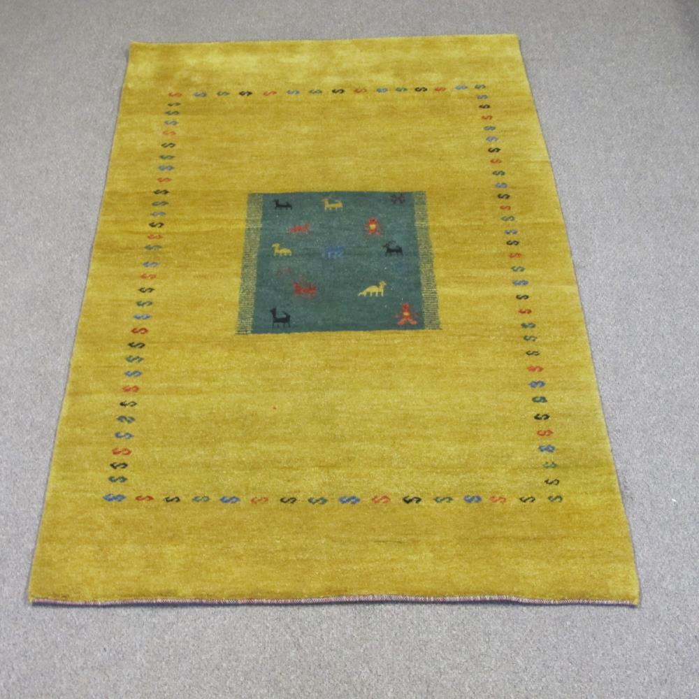 Very Sturdy Strong Handmade Indo Gabbeh (1 of 5)