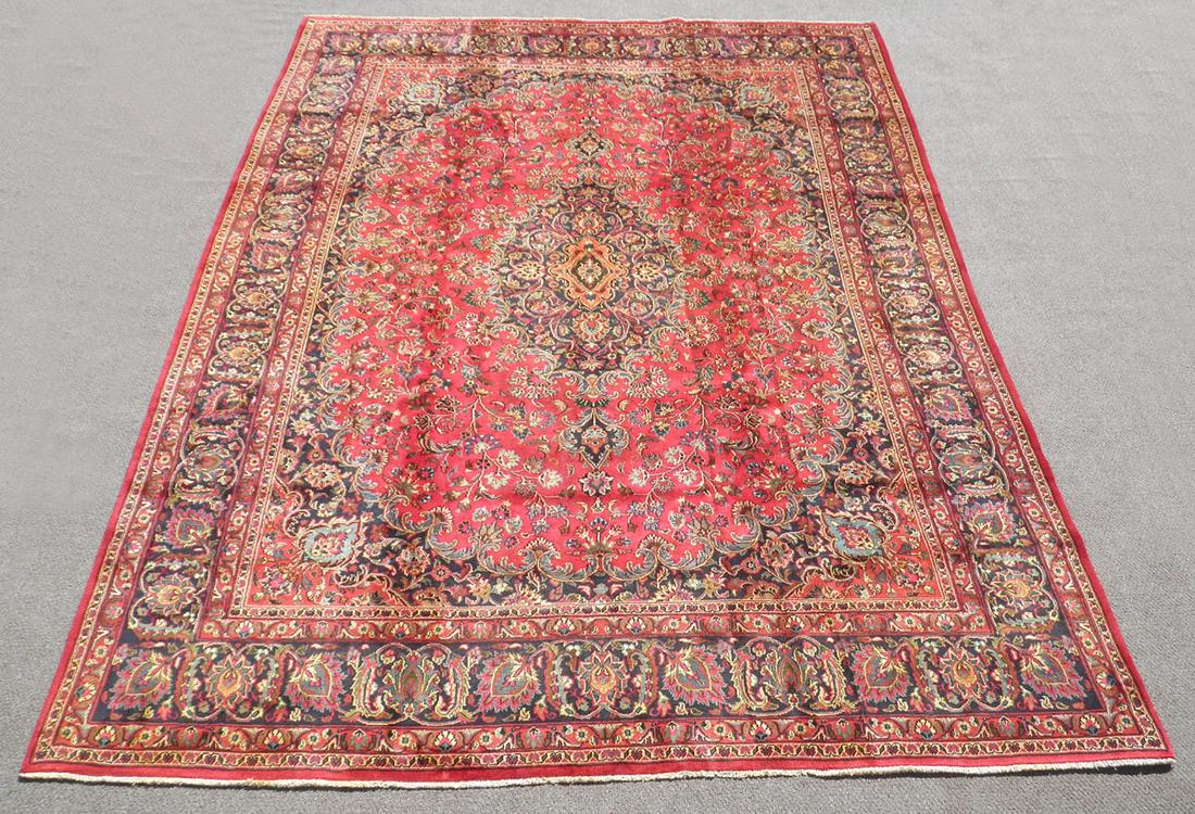 Stunning Semi Antique Persian Mashhad 9.8x12.5 (1 of 6)