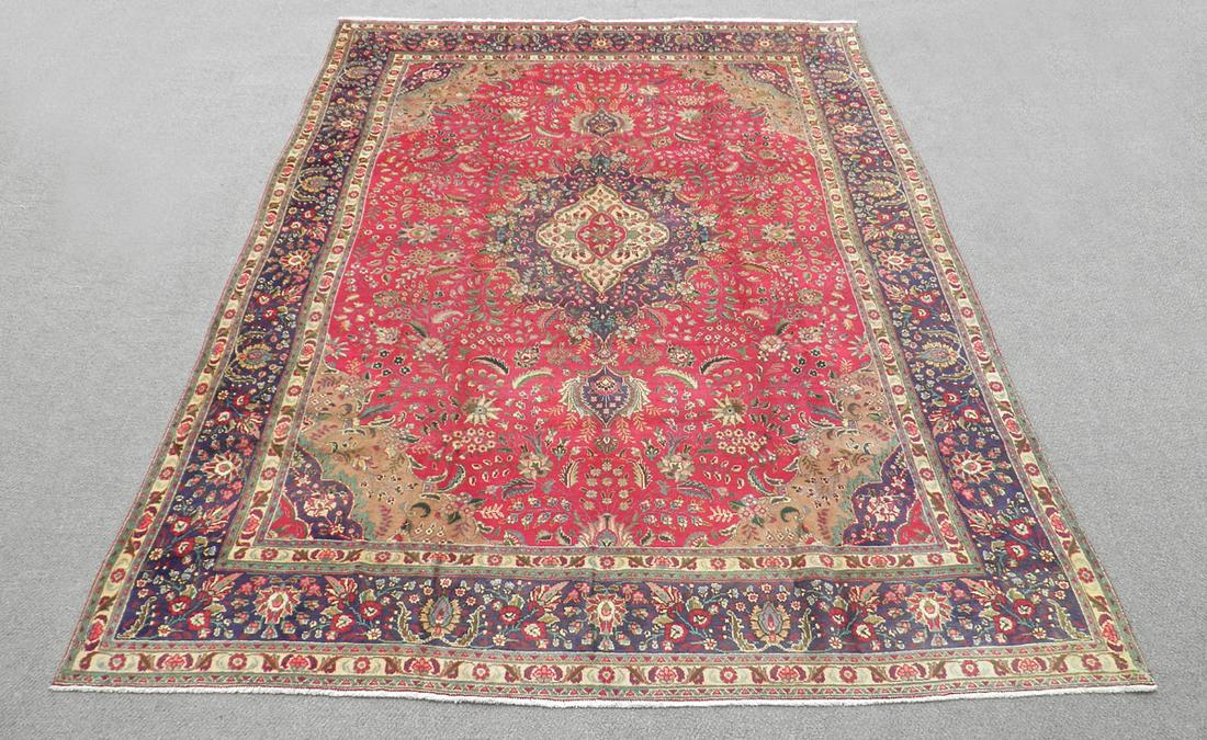 Authentic Semi Antique Persian Tabriz 13.5x9.6 (1 of 8)