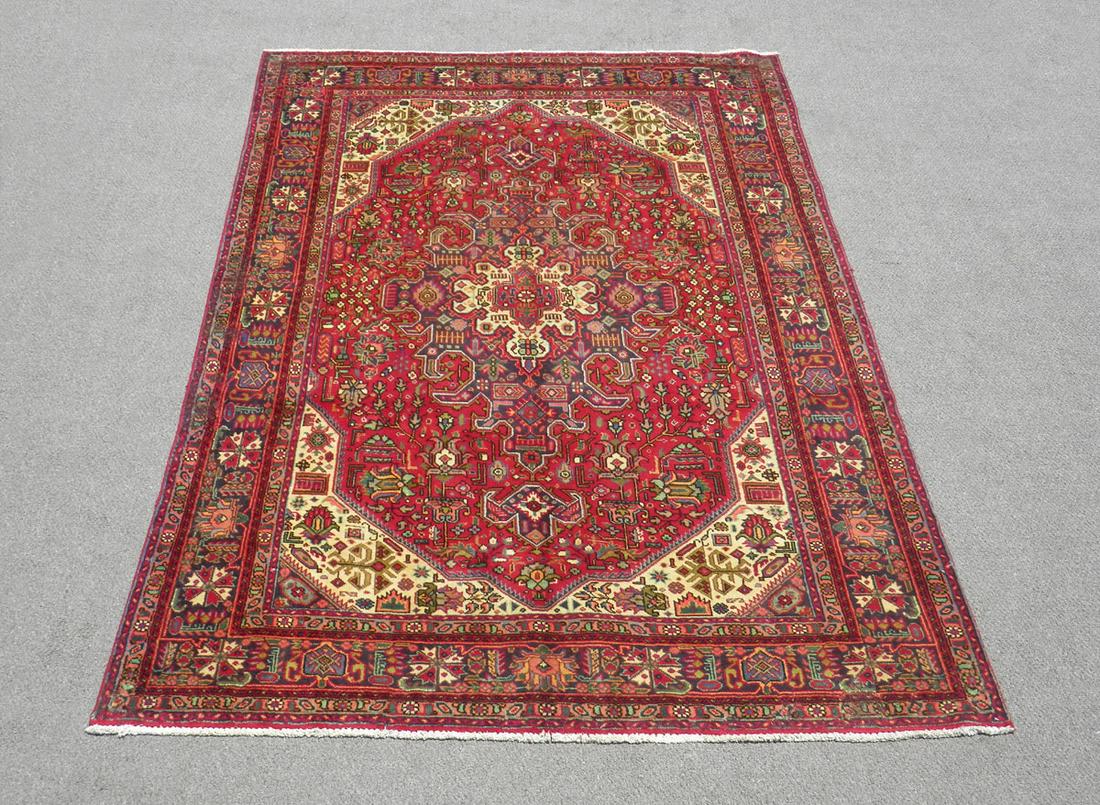 Handmade Semi Antique Persian Tabriz 9.9x6.5 (1 of 10)