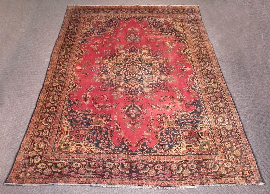 Detailed Semi Antique Persian Tabriz 10.7x8.0 (1 of 8)