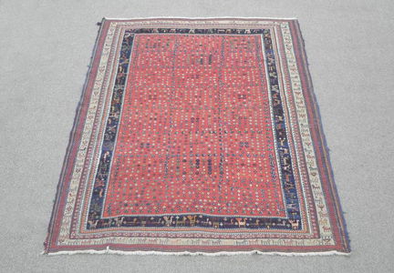Vintage Antique Handmade Rugs Prices 466 Auction Price Results Roshan Oriental Rug In Md