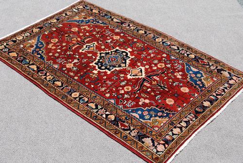 Very Fine Artistic Antique Geometric Malayer 5x7.9 (1 of 5)