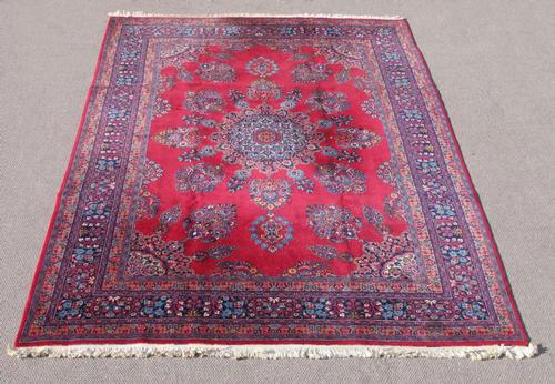 Gorgeous Nice Colors Semi Antique Persian Sabzevar (1 of 8)