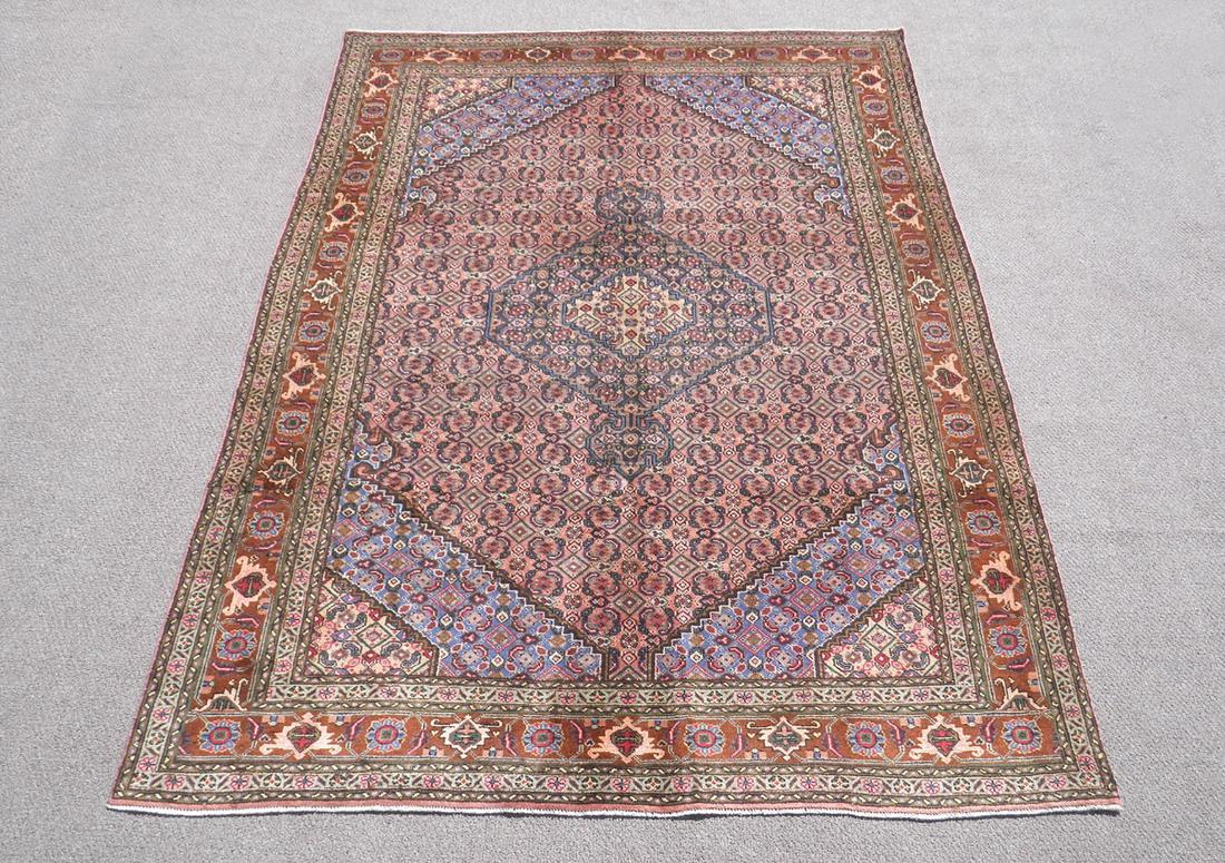 Semi Antique Persian Tabriz Mahi (Fish) Design 9.7x6.7 (1 of 7)
