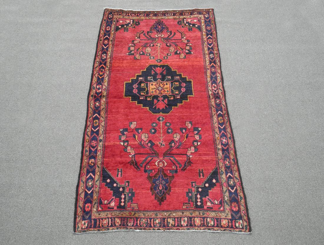 Fascinating Semi Antique Abrash Tribal Luri 4.7x8.8 (1 of 7)