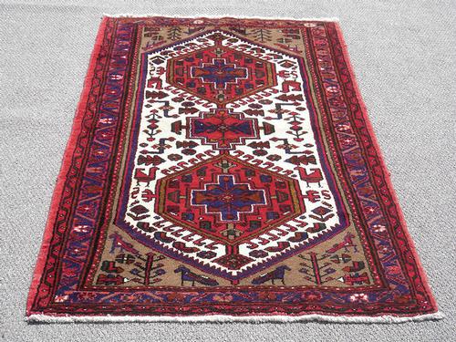 Highly Detailed Hand Woven Persian Hamadan (1 of 5)