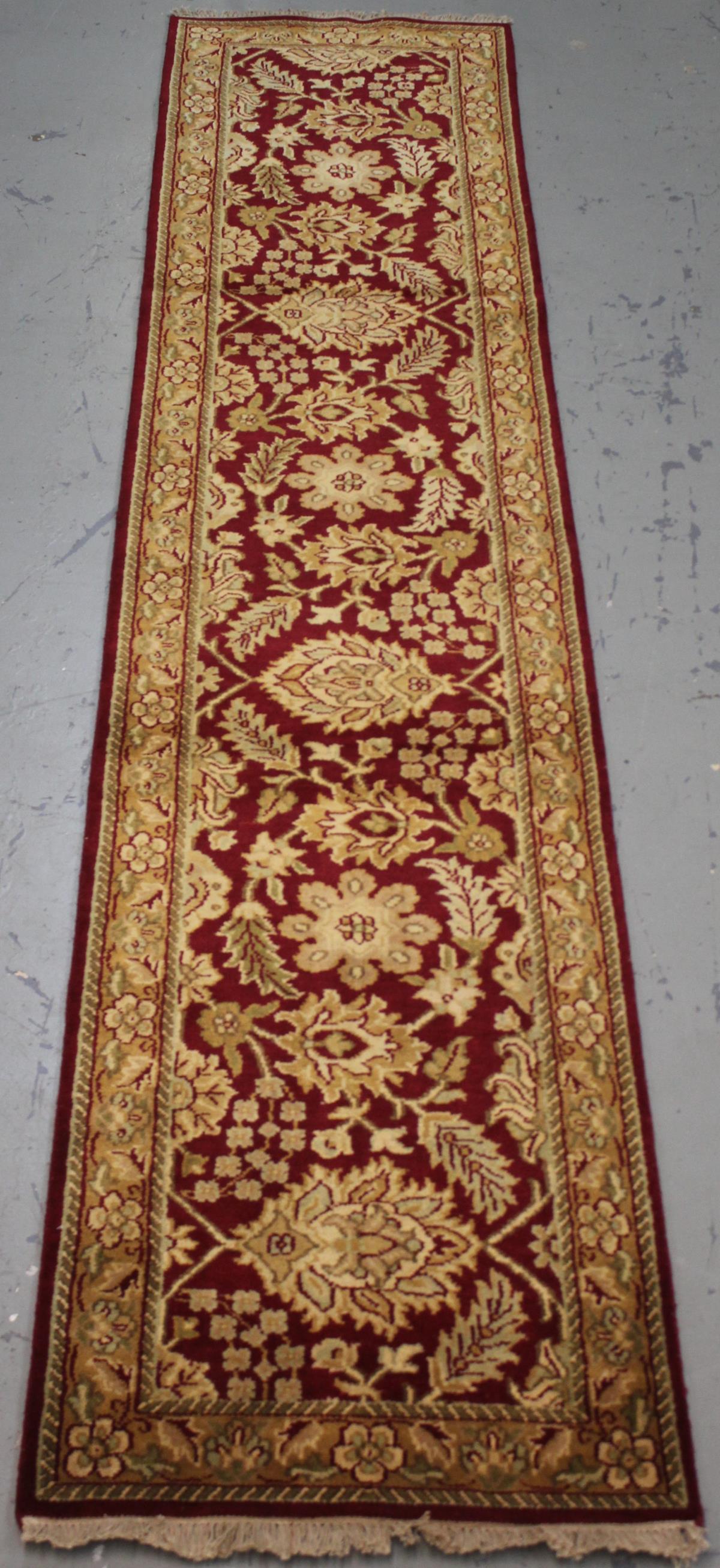 Handmade Indo Jaipur Runner 2.6x12.1 (1 of 7)
