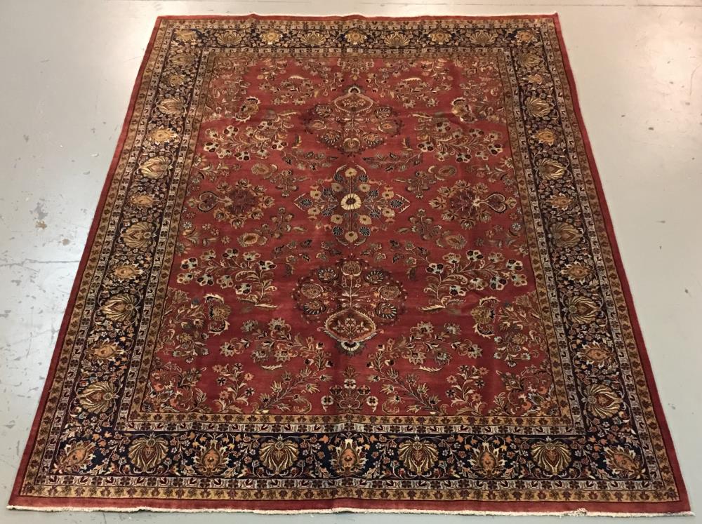 Handmade Indo Sarouk 8.9x12.0 (1 of 11)