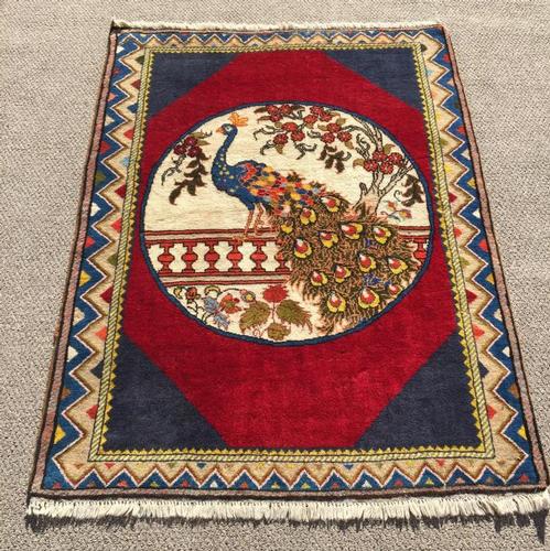Lovely All Natural Hand woven Persian Arak Rug (1 of 5)