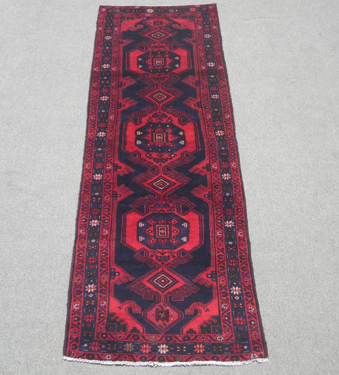 Semi Antique Persian Asadabad 3.5x10.2 (1 of 5)