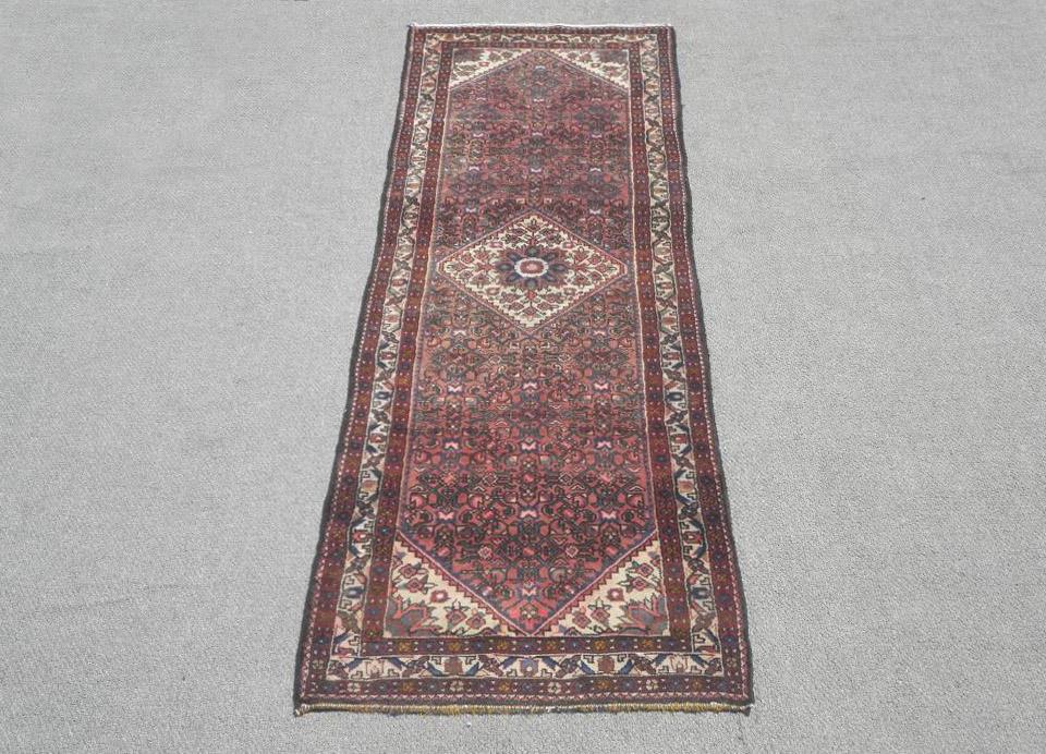 Semi Antique Persian Hosseinabad 10.4x3.2 (1 of 7)