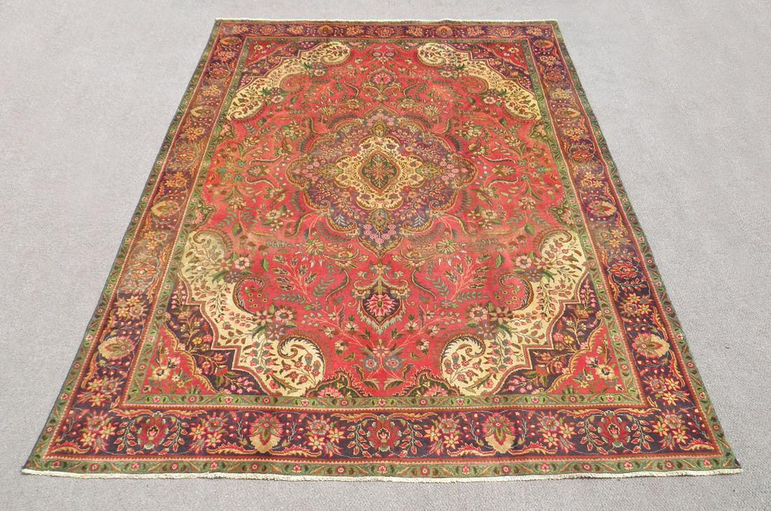 Strikingly Beautiful Semi Antique Persian Tabriz (1 of 8)