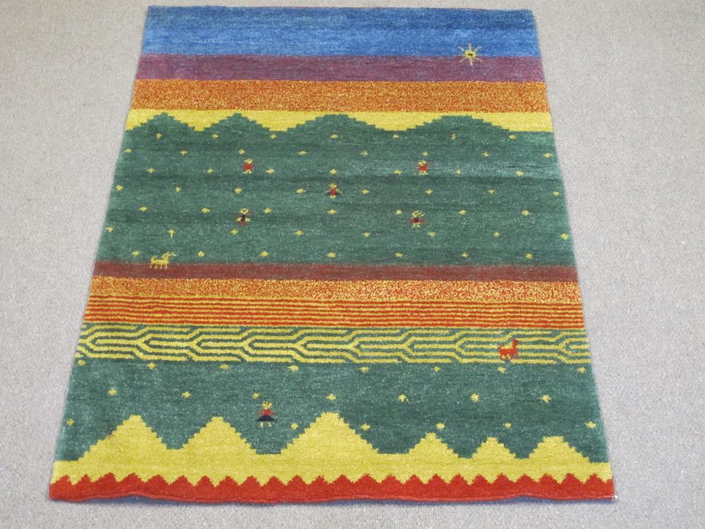 Strong and Sturdy Handmade Indo Gabbeh (1 of 5)