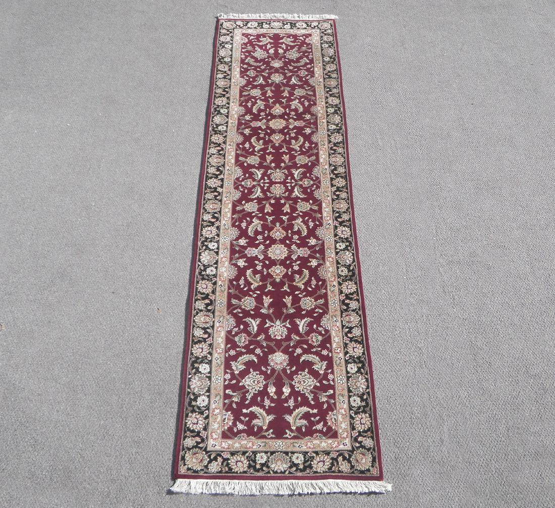 Handmade Wool/Silk Azerbaijani Tabriz 2.6x10.0 (1 of 5)