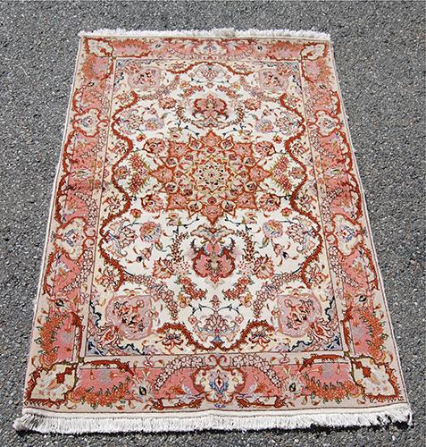Handmade w/Silk Persian Tabriz 3.4x5.5 (1 of 6)