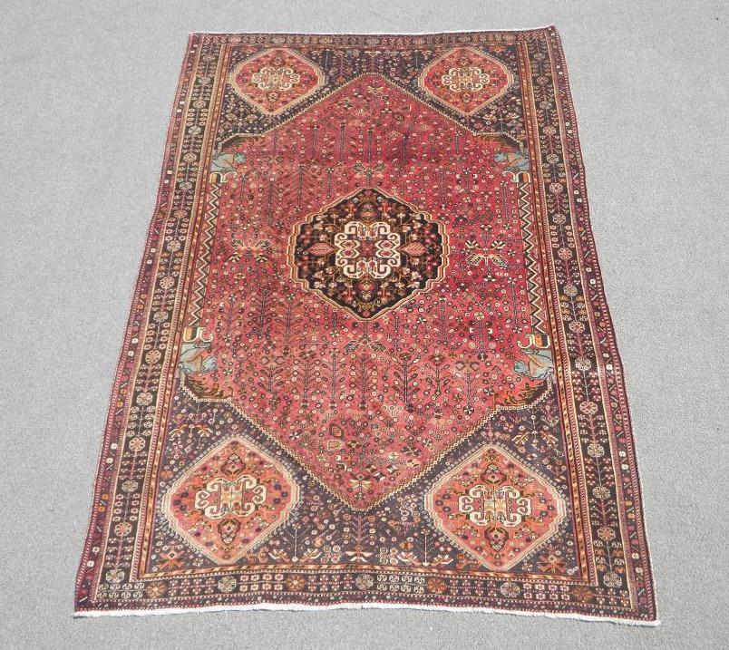 Semi Antique Persian Ghashghaei 5.4x8.0 (1 of 5)