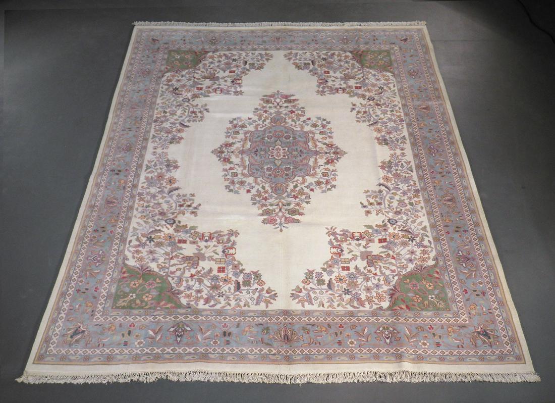 Handmade Indo Kerman Design 9.1x11.11 (1 of 5)