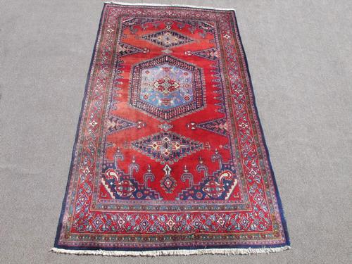 Hand Woven Wool on Wool Semi Antique Persian Viss (1 of 6)