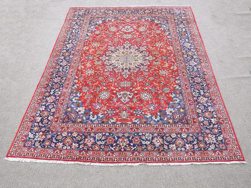 Charming and Colorful Hand woven Persian Najafabad Rug (1 of 5)