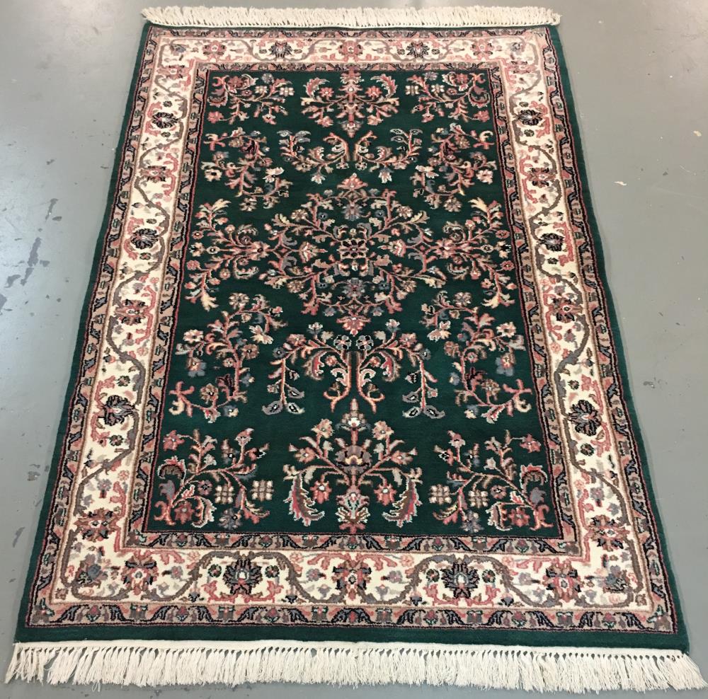 Handmade Indo Sarouk 4.0x5.11 (1 of 8)