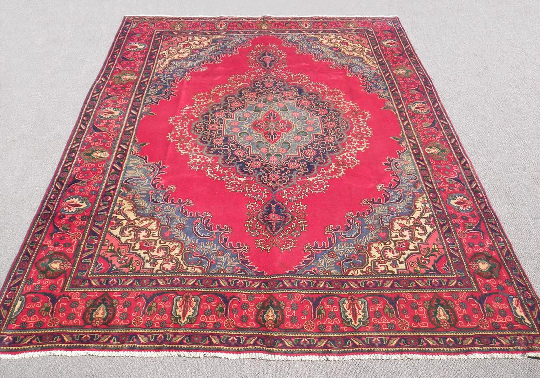 Admirable Semi Antique Persian Tabriz 13.1x9.6 (1 of 5)