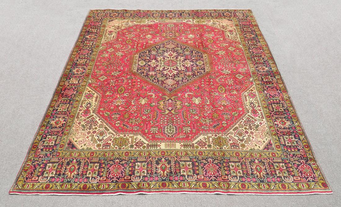 Quite Mesmerizing Semi Antique Persian Tabriz 12.4x9.9 (1 of 8)