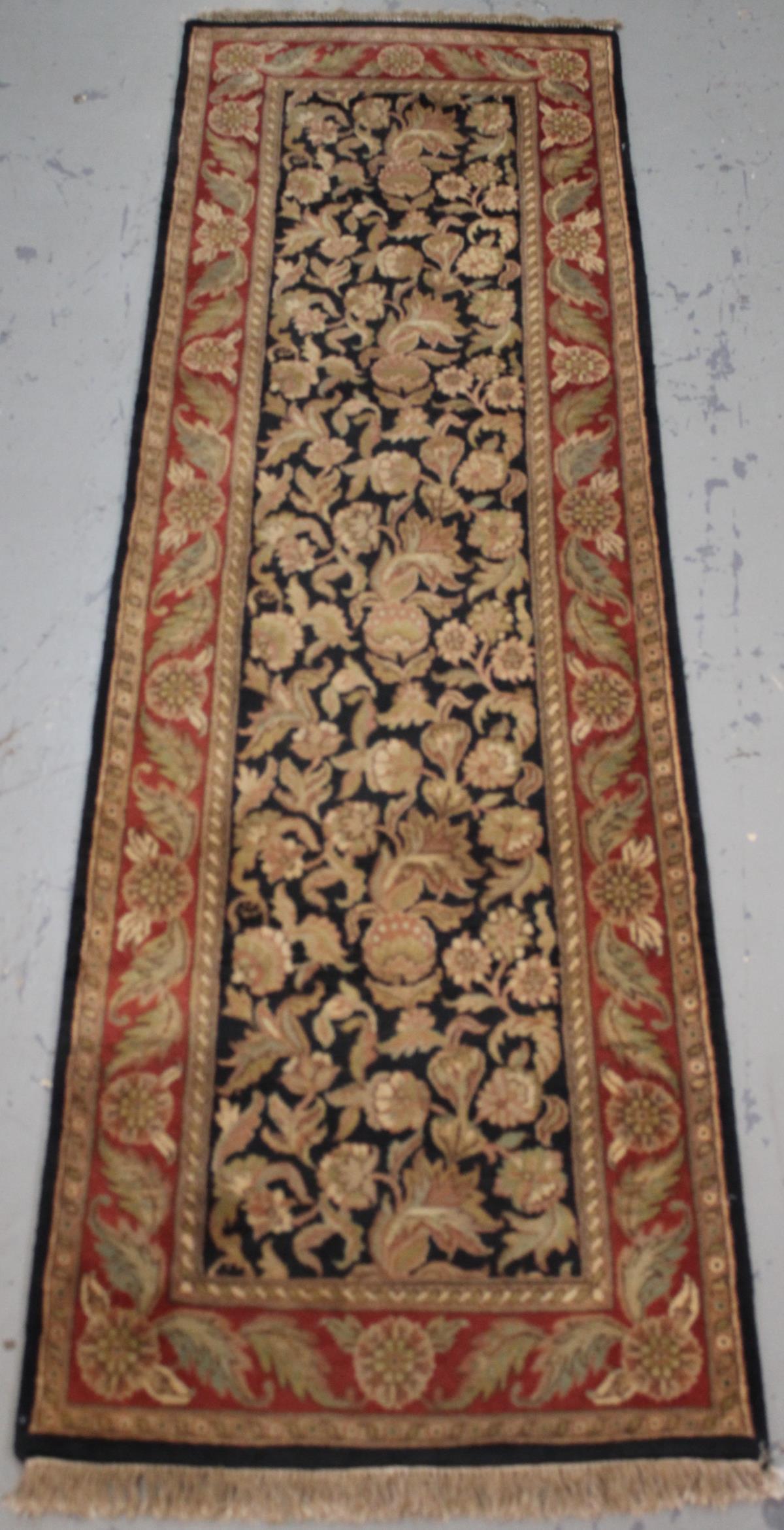 Handmade Indo Khorasan Runner 3.0x10.3 (1 of 7)